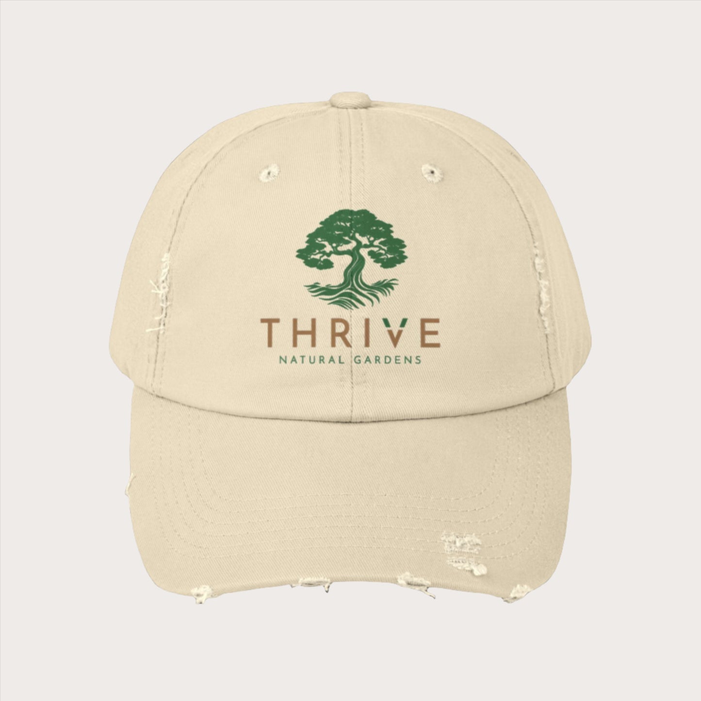 Thrive Distressed Ball Cap