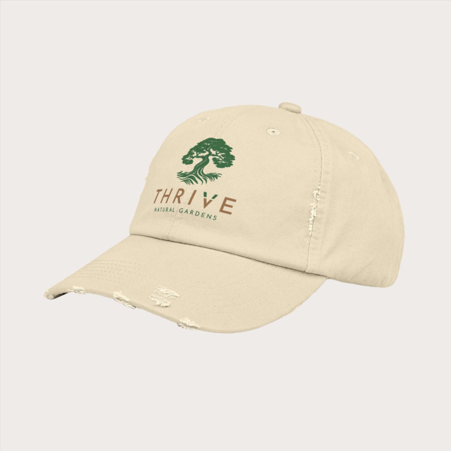 Thrive Distressed Ball Cap