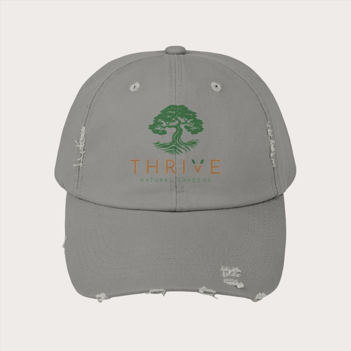 Thrive Distressed Ball Cap